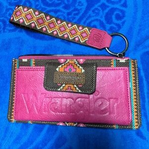 Wrangler wristlet wallet
